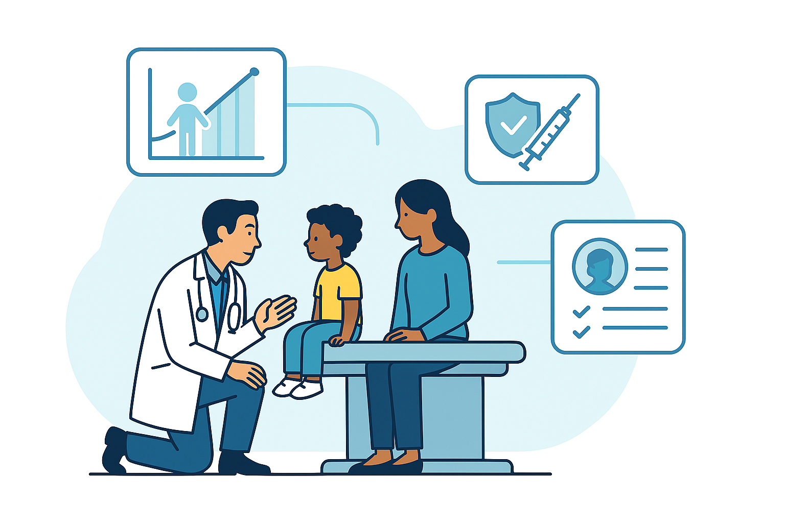 Pediatric Parent Portal Interface